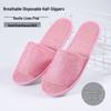 Thickened Non-Slip Disposable Open-Toe Guest Slippers for Hotels and Homes