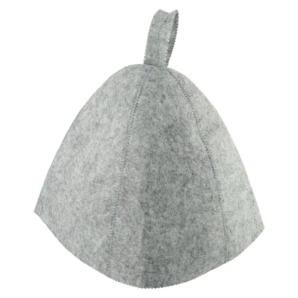 Heat Protection Sauna Hat Russian Bath Hat For Bathroom Thicken Wool Felt Shower Cap Hair Turban Lain Felt Hat For Steam Room