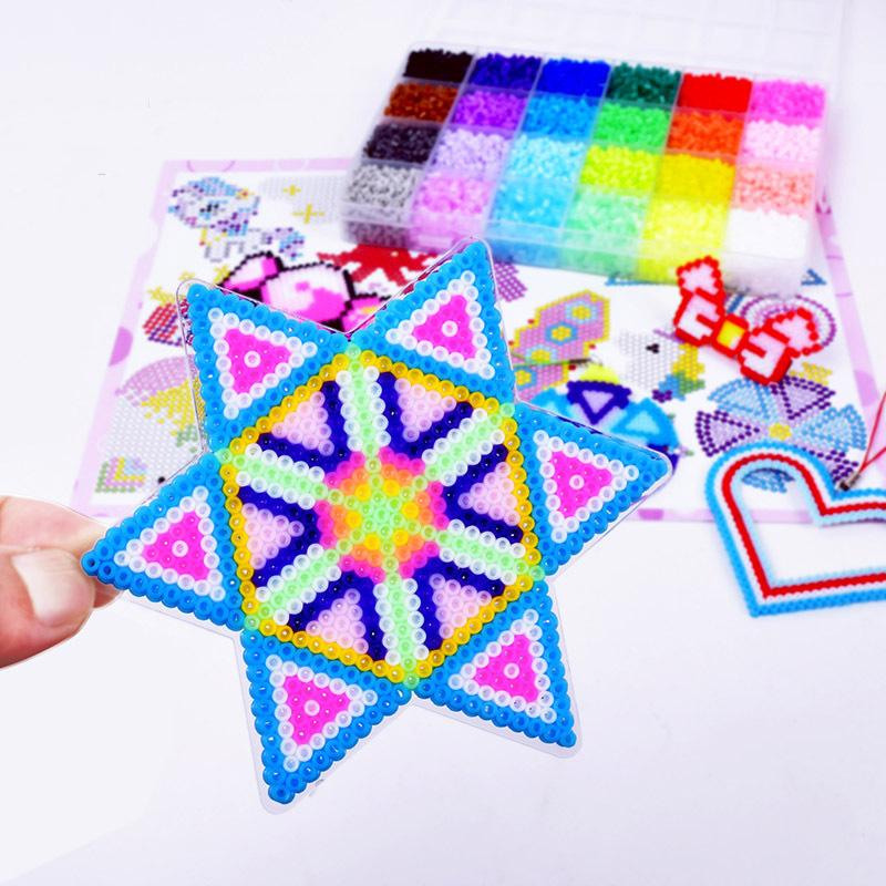 All Blue Color 2.6Mm 5000Pcs Hama Beads For Kids Iron Fuse Beads 3D Diy Puzzles Pixel Art Gift Children Toy
