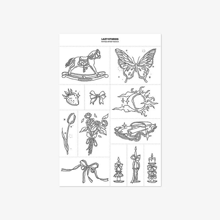 

Тату-мастер Melt 01 Временная наклейка-тату