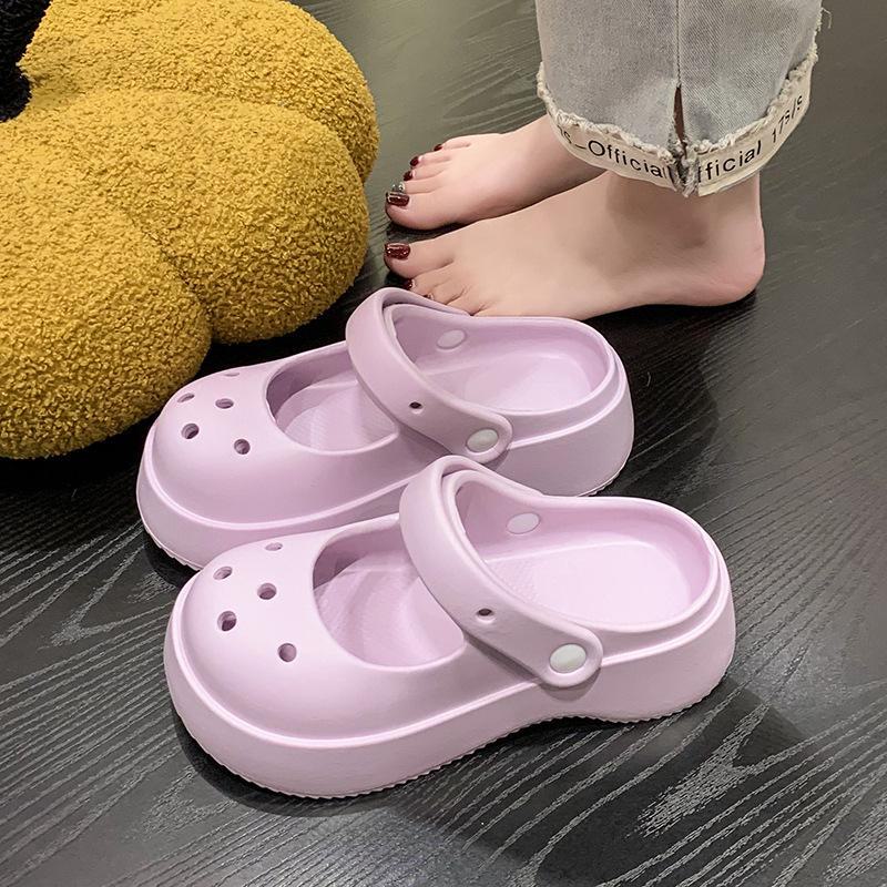 Women's Non-Slip Height-Increasing Summer Slippers - 2023 Soft-Soled Garden & Beach Shoes