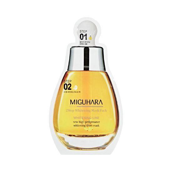 Miguhara 2-Step Whitening Mask Pack