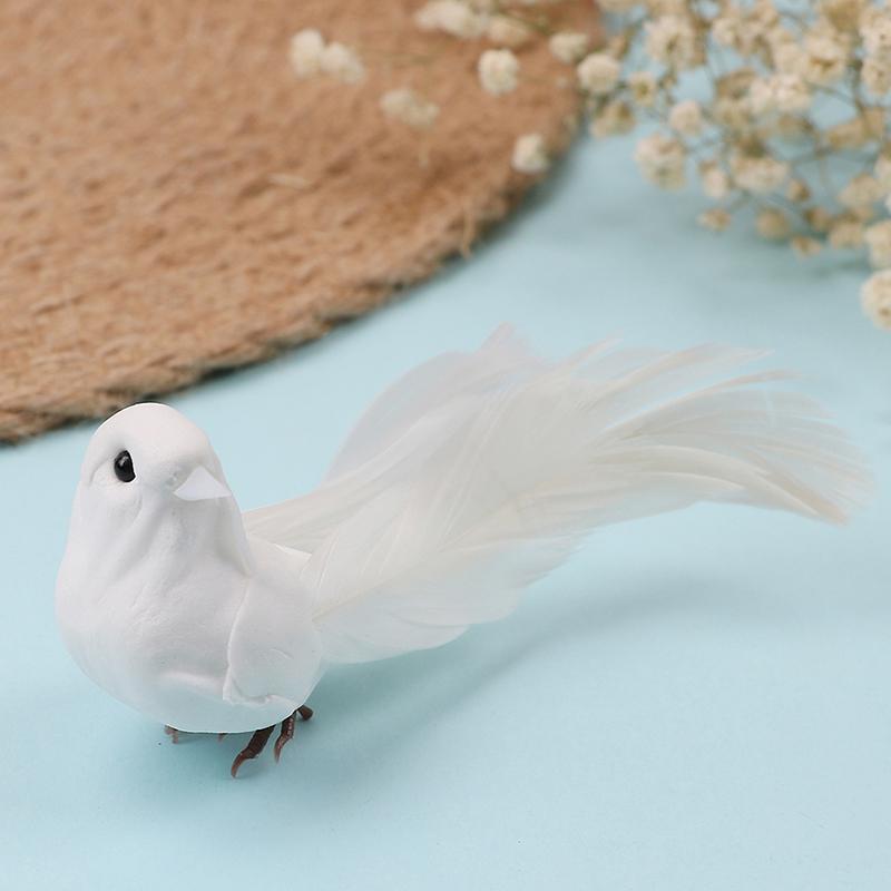 1ks Mini dekorativní hračky Umělé pěnové peří Mini Birds Craft Birds Pro