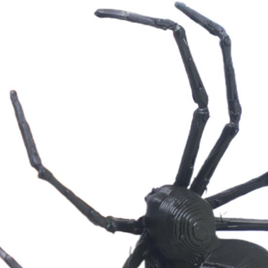 1/2/4/6Pcs Magnetic 3D Spider Decoration Scary Realistic Black Spider Halloween Prank Props Garage Door Mailbox Locker Refrigerator Magnet Fake Spider