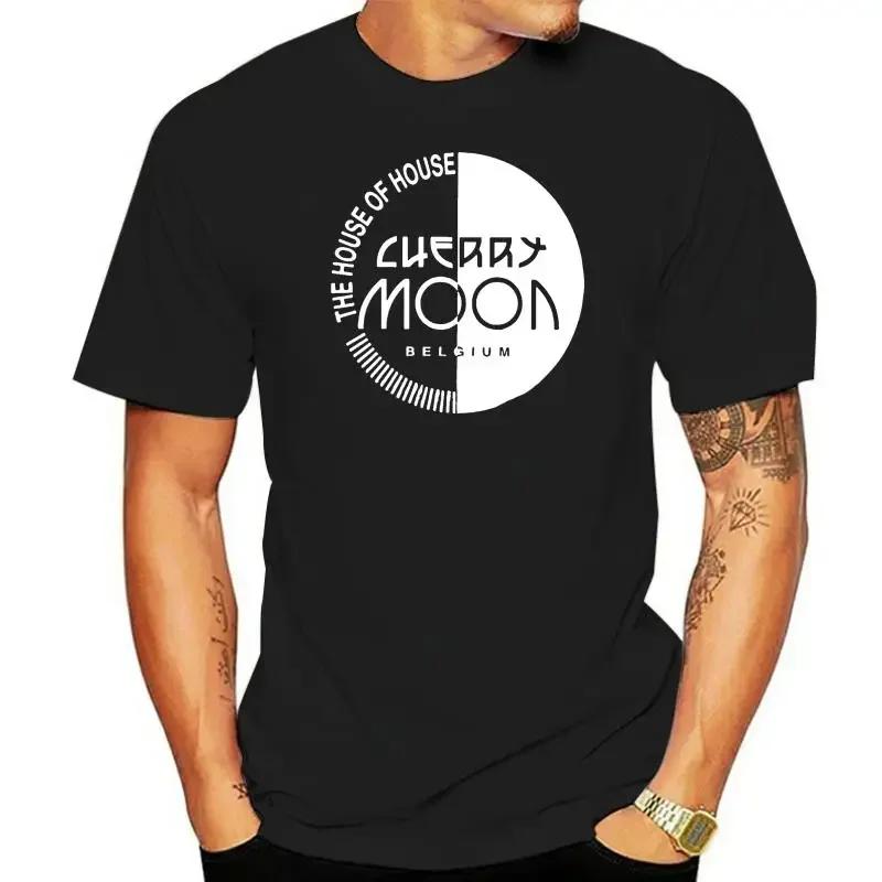 Unisex S - 5XL Kirschmond Belgisches Haus Techno Musik Club-Leben T-SHIRT übergroßes T-Shirt Herren XS white
