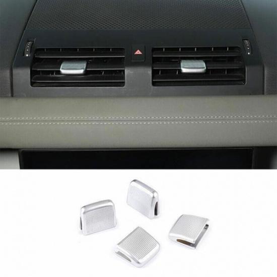 For Defender 110 - ABS Silver Central Console Air Conditioner Lever trim