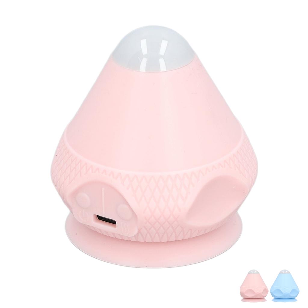 Suction Cup Massage Ball Silicone and PC Type C Rechargeable Automatic Shutdown Mountable Massage Ball for Shoulder Relaxation