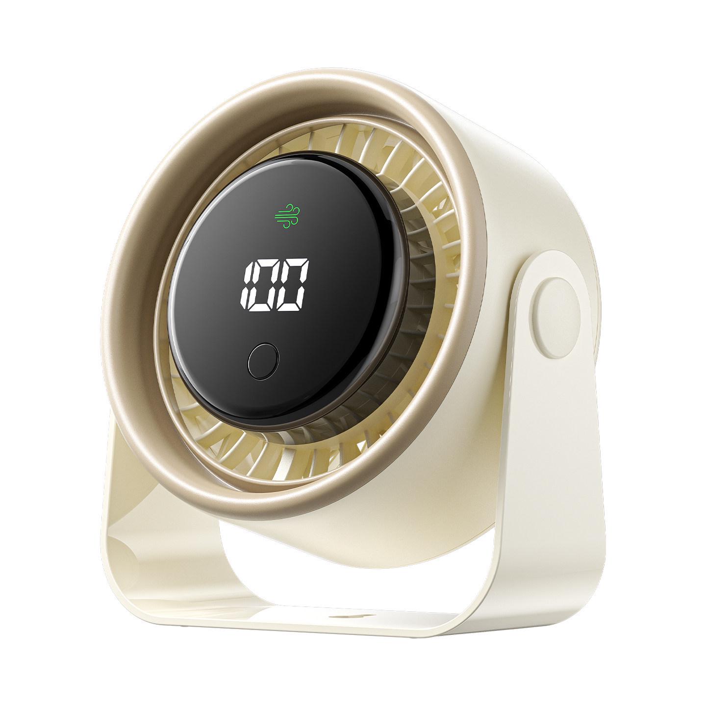 Weixun USB Rechargeable Mini Desktop & Neck-Hanging Fan 3000mAh