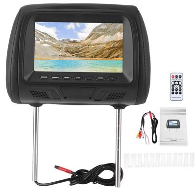 Car Seat Back MP5 Multimedia Player Monitor MP5 Headrest LCD Display 7in Support USB Amplifier