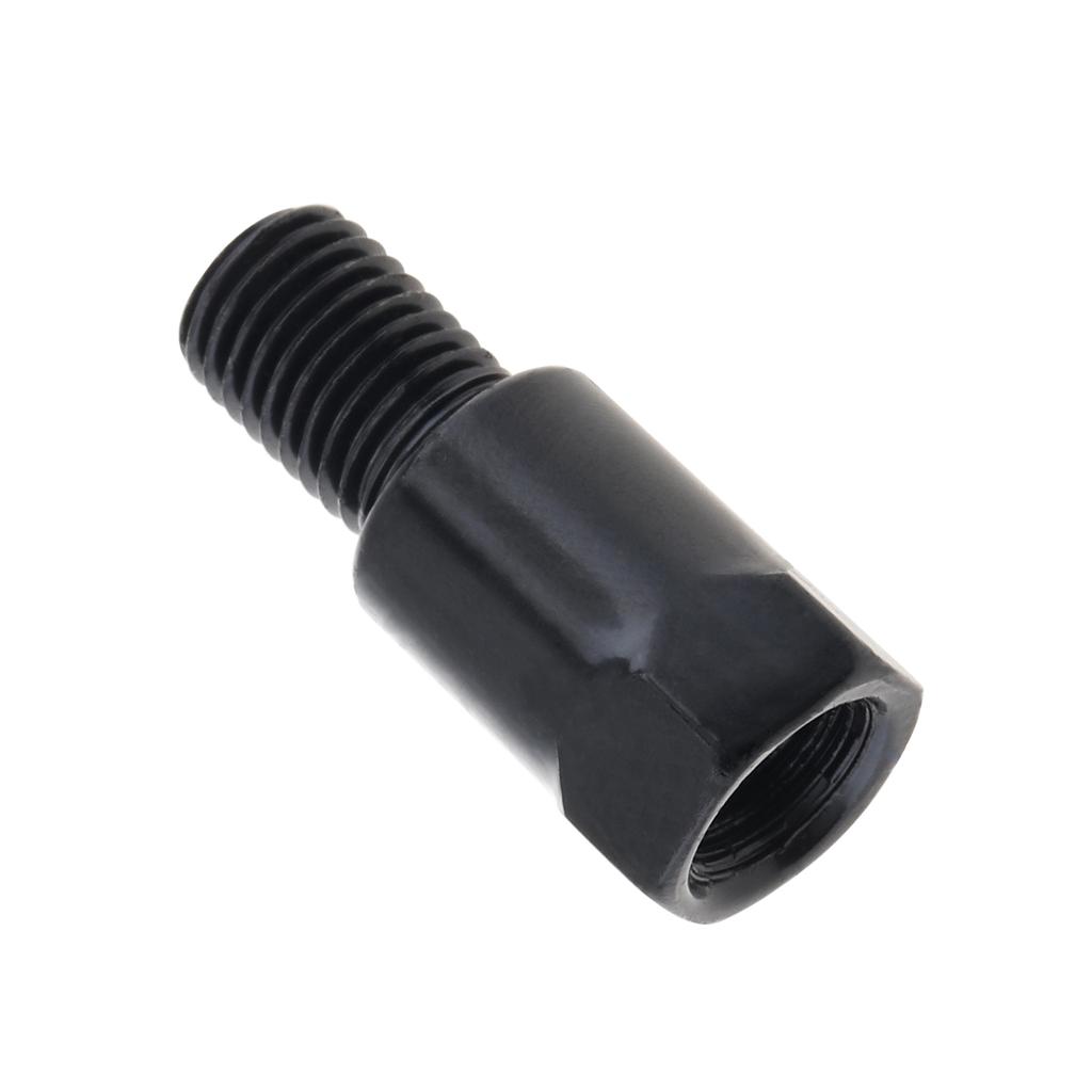 1 Stück 8mm 10mm Spiegeladapter Schwarz Silber Metall Rückspiegel Bolzen Schraube Gewinde Umwandlungsbolzen Motorradspiegel Schraube Linksgewinde Rechtsgewinde