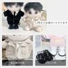YUYAKESHI Cotton Doll 20CM Doll White Doll Clothes Stuffed Pants 4 Piece Set 1 Pair of Clothes, Clothes, Dress-up, Shirt, Tie, Suit, Doll, Set,