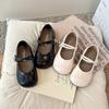 Children's princess shoes 2025 new autumn girls' small leather shoes soft-soled women's treasures with skirts soft-soled Mary Jane single shoes