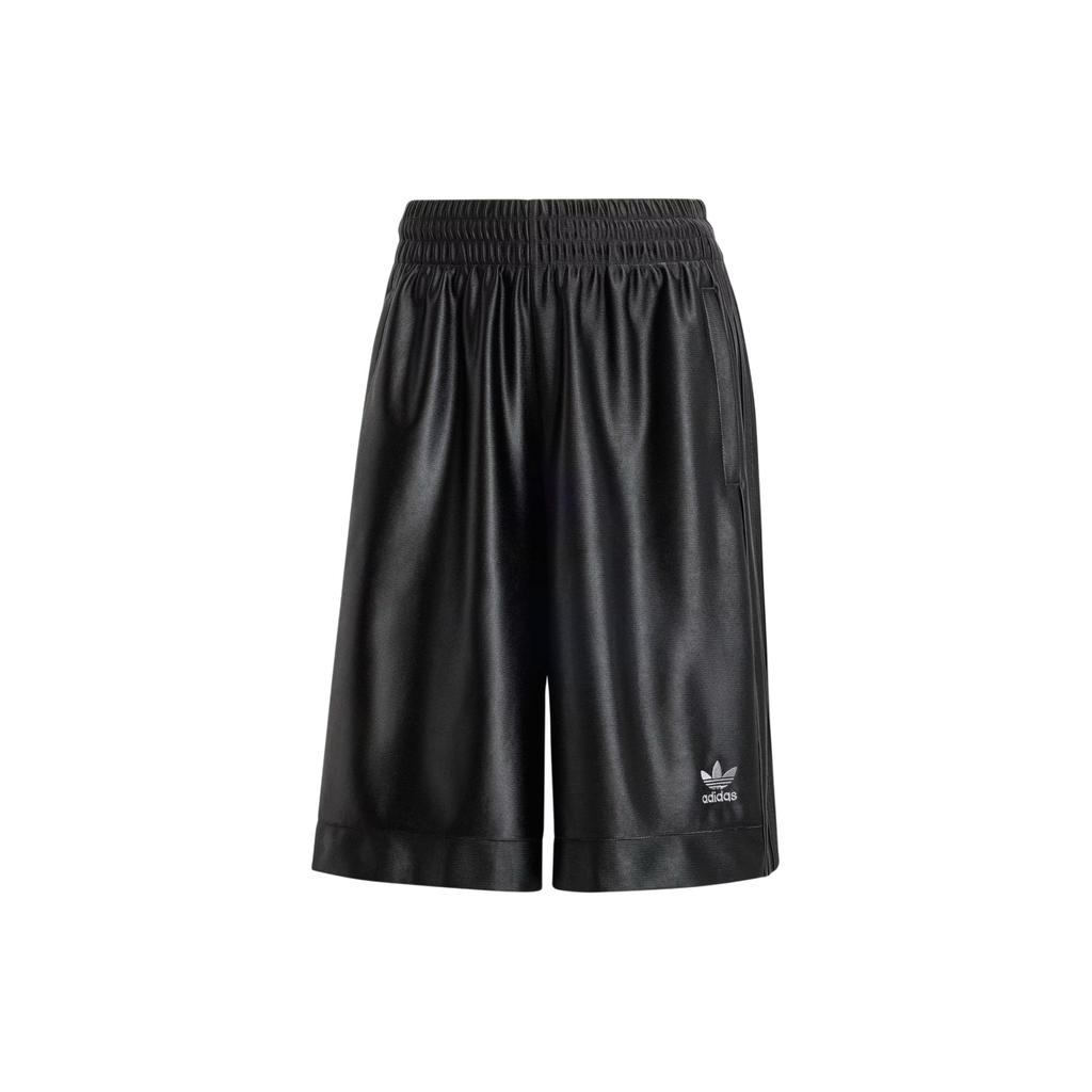 Adidas Originals Premium Basketball Shorts Loose Sports Shorts Women Shorts Black IT9767