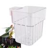 Fish Tank Plant Holder Aquarium Plant Basket Transparent Fish Tank Planter Hydroponic Planting Basket for Fish Tank Landscape