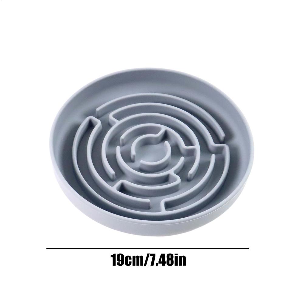 Slow Dog Feeder Silicone Maze Dog Bowl Slow Feeder Suction Cup Base Anti-Choking Pet Supplies Interactive Toys For Large To