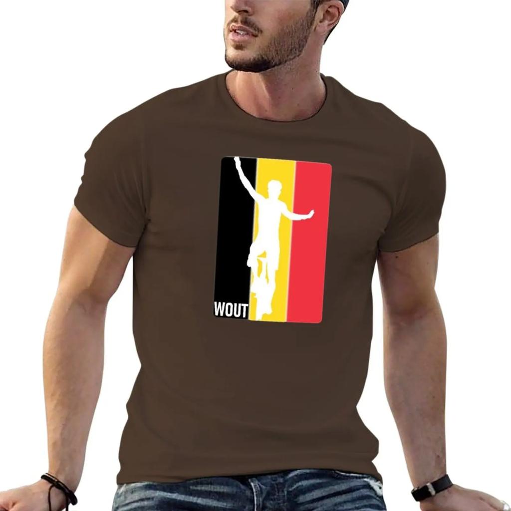 New wout van aert TShirt boys whites sweat plus size clothes Unisex clothings