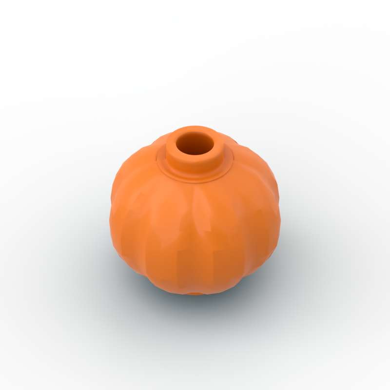 

non-toxic MOC 10PCS 51270 Circular Lantern Pumpkin Building Blocks Festival Decorations Part Bricks Particle Toys Children Halloween Gifts