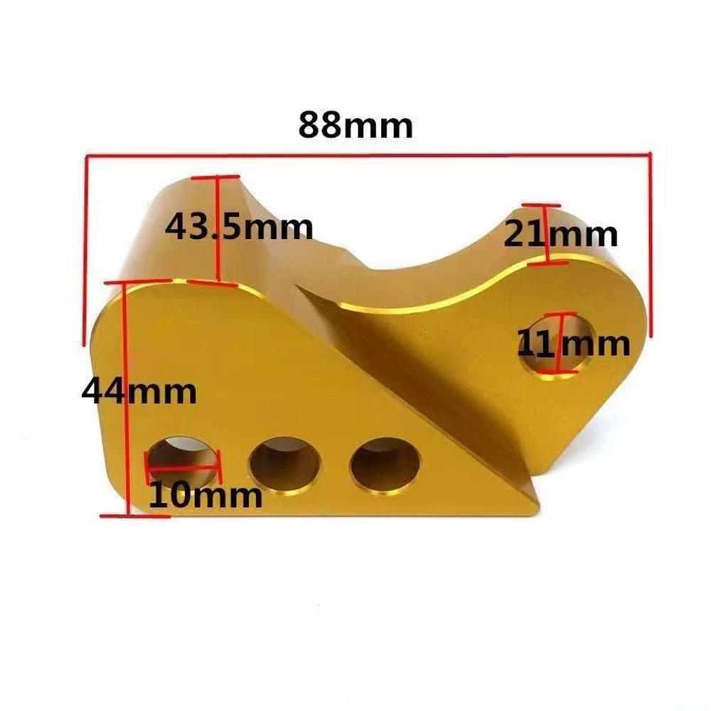Uniwersalne Podwyższenia Amortyzatora Motocyklowego CNC Ze Stopu Aluminium Wzmacniacz Wysokości Do Honda Yamaha Kawasaki E-Skuter ATV