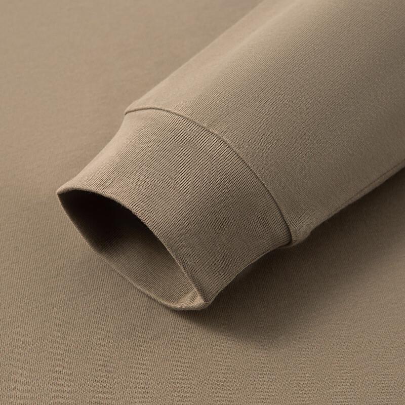 MONTAGUT Men's 100% Cotton Crew Neck Long Sleeve T-Shirt