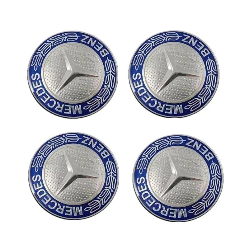 

GLC GLB 4PCS 56mm 65mm Car Wheel Center Hub Emblem Sticker for MERCEDES BENZ W203 W204 W205 W209 W210 W211 W212 W176 W166 W163 56mm
