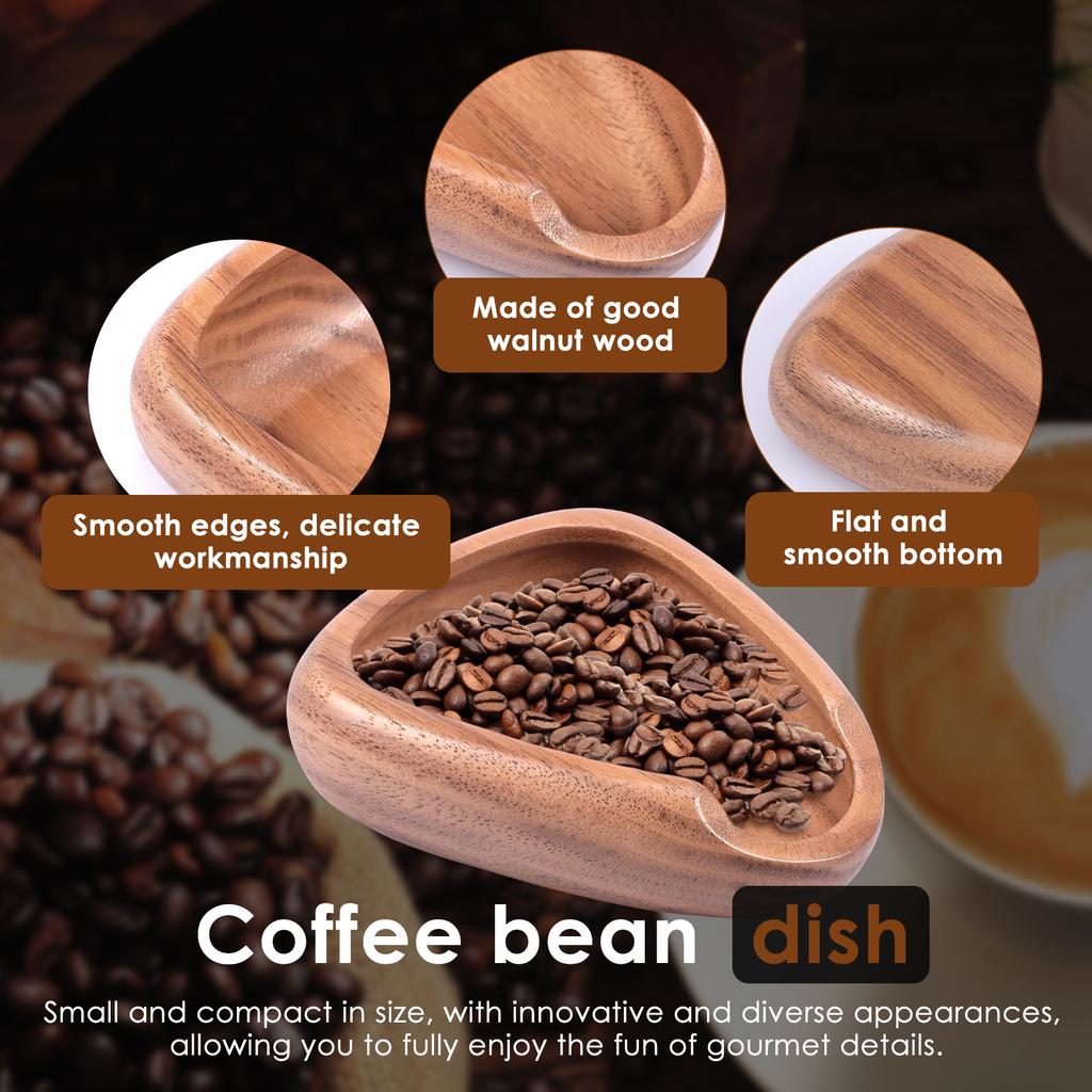Walnut Wood Coffee Bean Dosing Cup and Spray Bottle Set Enduring Caffeine Dosing Mug Delicate Coffee Dispensing Cup Set for
