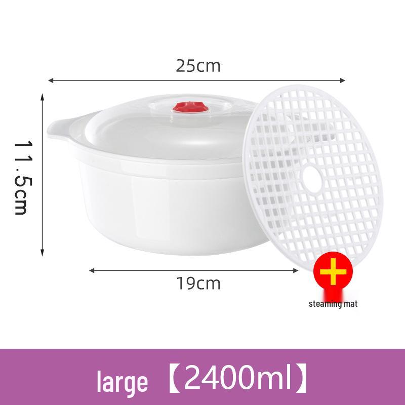 Instant Noodle & Steamed Bun Microwave Steamer Bowl.