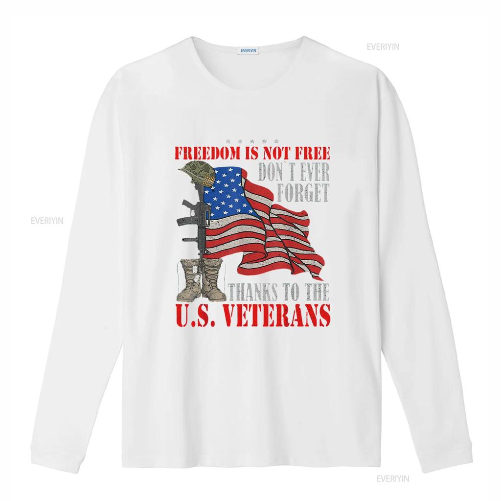Freedom is not free Veterans day Women s Trendy T Shirt with Unique Prints Perfect for Any Occasion vintage Washed streetwear