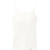ReFa Vital Tech Moist Rib Tank Top Camisole M White Women's Camisole