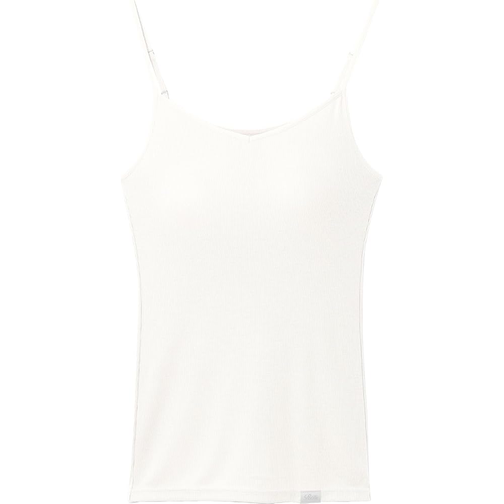 ReFa Vital Tech Moist Rib Tank Top Camisole LL White