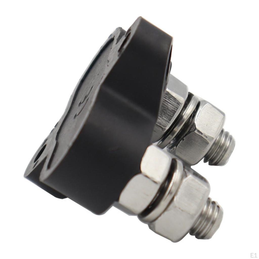 Bus Bar Terminal Block Power Distribution High Stud DC 48V Stainless Steel Busbar for Truck RV