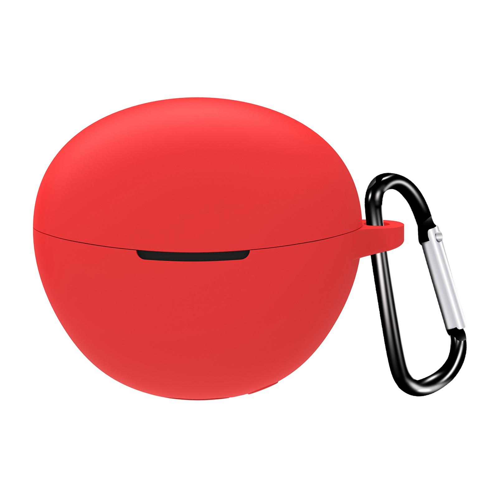 

Для Honor Choice LCHSE MAK-ME00 Защитный чехол Bluetooth-совместимые наушники Силиконовый чехол с крючком Red