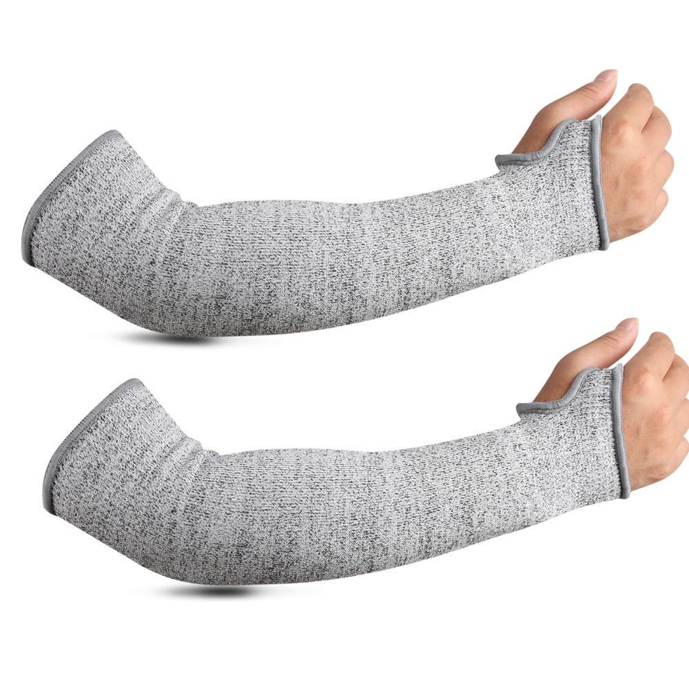 Multi-purpose PE Cut-resistant Arm and Wrist Guards for Glass Handling and Cutting Protection