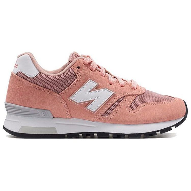 New Balance Nb 565 Sports Casual Fabric Low Top Running Shoes Women sneaker Gray Pink WL565CWP