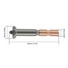 High Temp Wear Copper Brass Hardened Steel Nozzle Kit for Anycubic Kobra 3 Max Combo 0.2/0.4/0.6/0.8mm Hotend 3D Printer Parts.