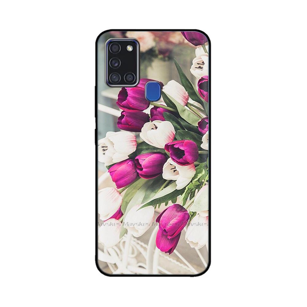 For Samsung A21S Case Silicone Back Protector Phone Soft TPU Bumper Case On For Samsung Galaxy A21s GalaxyA21s A 21s A217 Cover