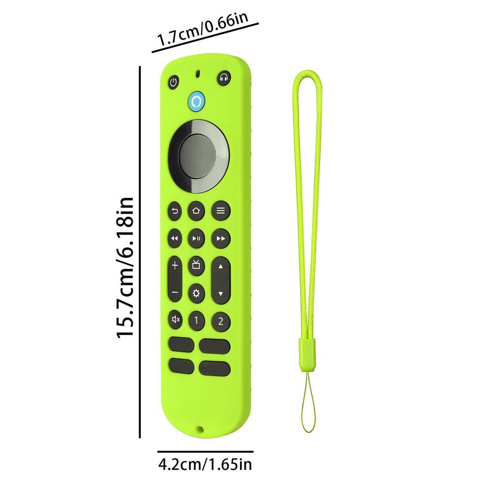Silicone Remote Contro Case ForAlexa Voice Remote Pro Smart TV Accessories Shockproof Non-slip Protective Cover Remote Shell