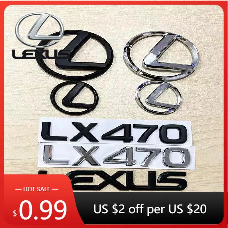 Interior Stickers Suitable For Lexus Car Rear Trunk Badge Logo Car Steering Wheel Car Emblems Replacement LX470 Auto AccessoriesKT6