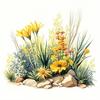 1Pc Self-adhesive Succulent Pattern Cover-up  Decorative Wall Stickers Waterproof Car Stickers