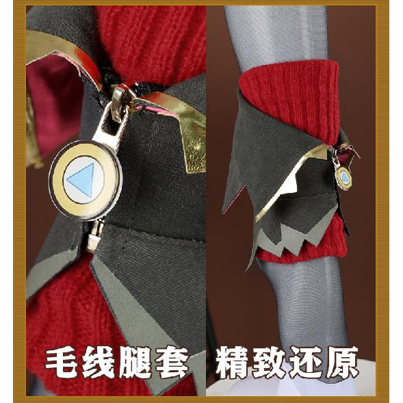 Genshin Impact Jahoda Cosplay Costume Uniform Cloak Hat Glasses Headwear Outfit Halloween Party for Women Girls Props