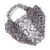 Kvinner hult pannebånd Blomstermønster skinnende rhinestones Faux Pearls Hårbånd Høy elastisk bred hårholder