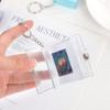 16 Sheets Cute Mini Keychain Photo Album 1/2 Inch Snap Button Pocket Folders Journal Note Material Paper Storage Book Stationery