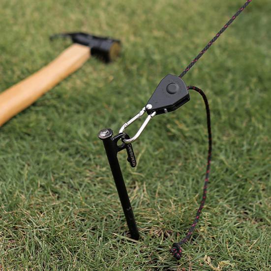 Nylon Ratchet Hanger Lightweight Quick Release Sturdy Pulley Design Tent Lifting Rope