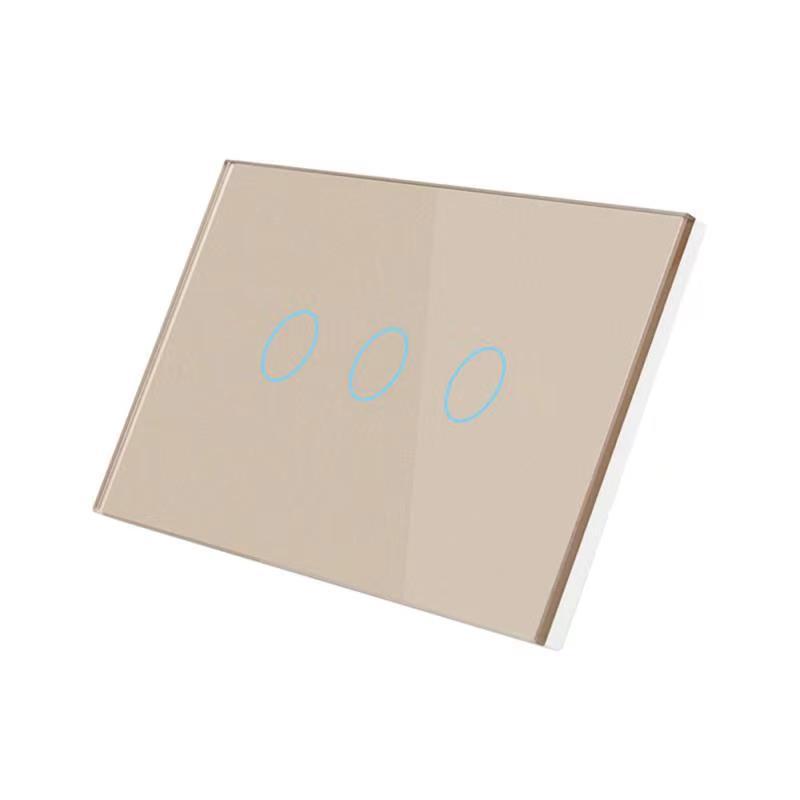 Comutator cu telecomandă tactilă RF433 standard US de tip 120 cu autocolante gratuite