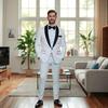 Men's Slim Fit Three-Piece Suit for Wedding, Groom, Business, or Banquet