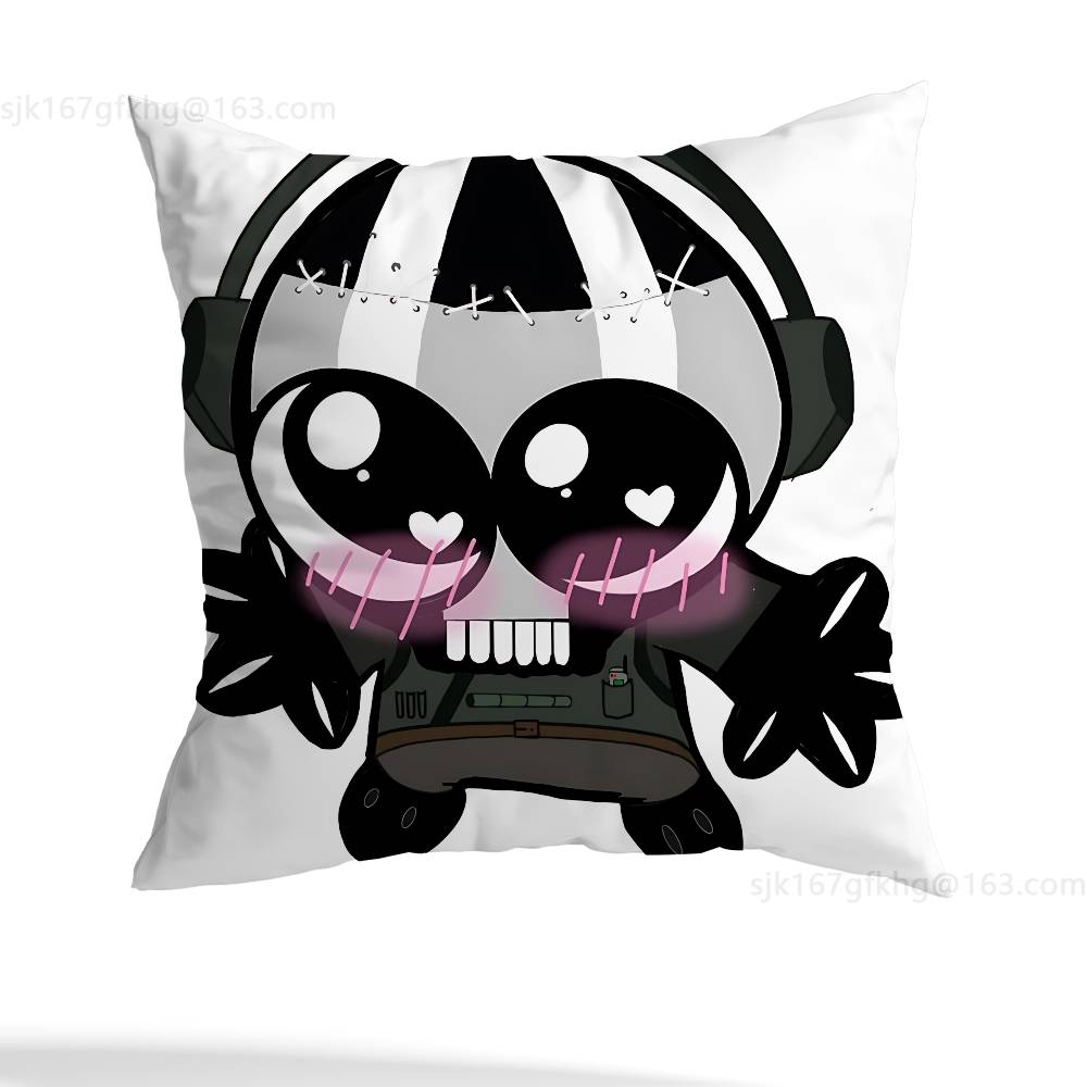 Game Call of Duty Pillow Case Anti-dustmite Pillowcase Invisible zipper silky short plush Sofa cushion cover