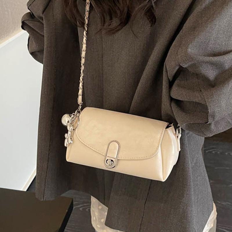 Kleiner Rucksack mit schrägem Riemen, stilvoll und schlicht, geeignet für den täglichen Weg zur Arbeit, einseitig zu tragende kleine quadratische Tasche