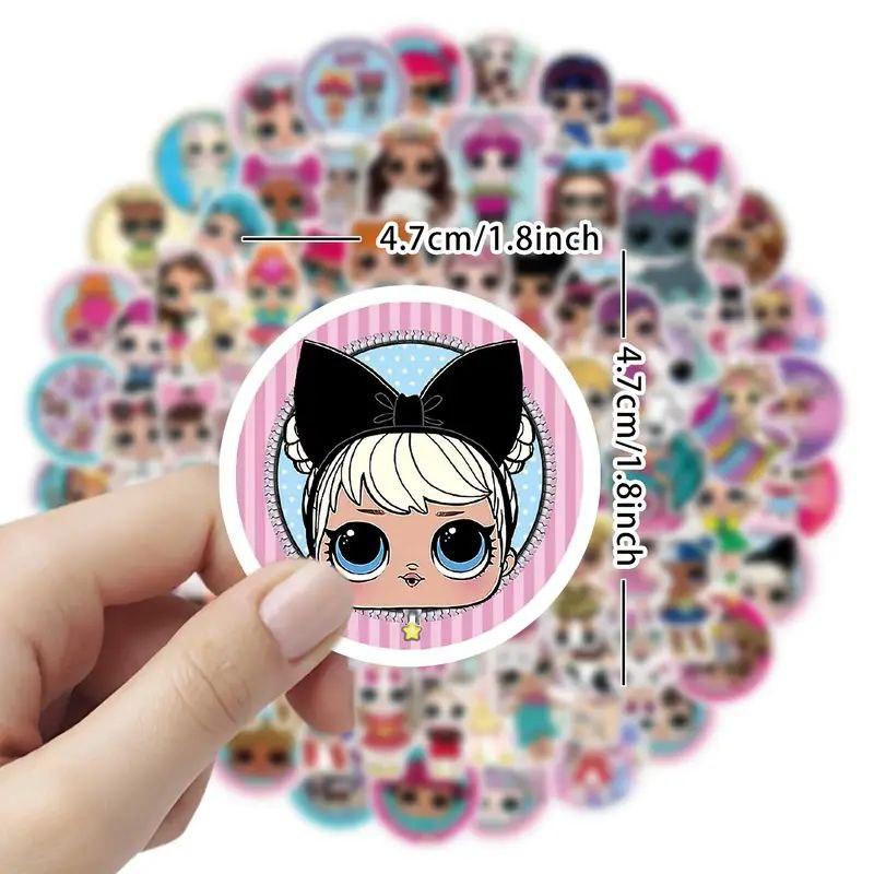 Стикеры Лол Сюрпрайз кукла LOL стикерпак наклейки набор наклейок 50 шт