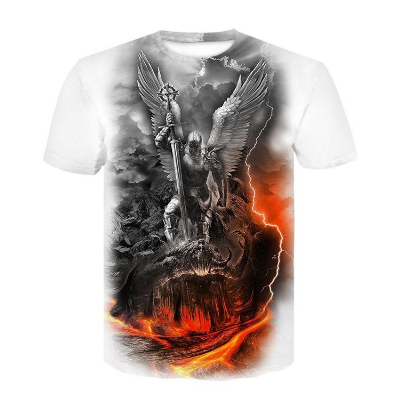 

Summer men s new fun animal goat T-shirt 3D printed top casual round neck short sleeved street XXXL