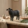 Sheep Garden Sculpture Fiberglass-Reinforced Sheep Sculpture Resin Ornament Landscape Decorative Accent