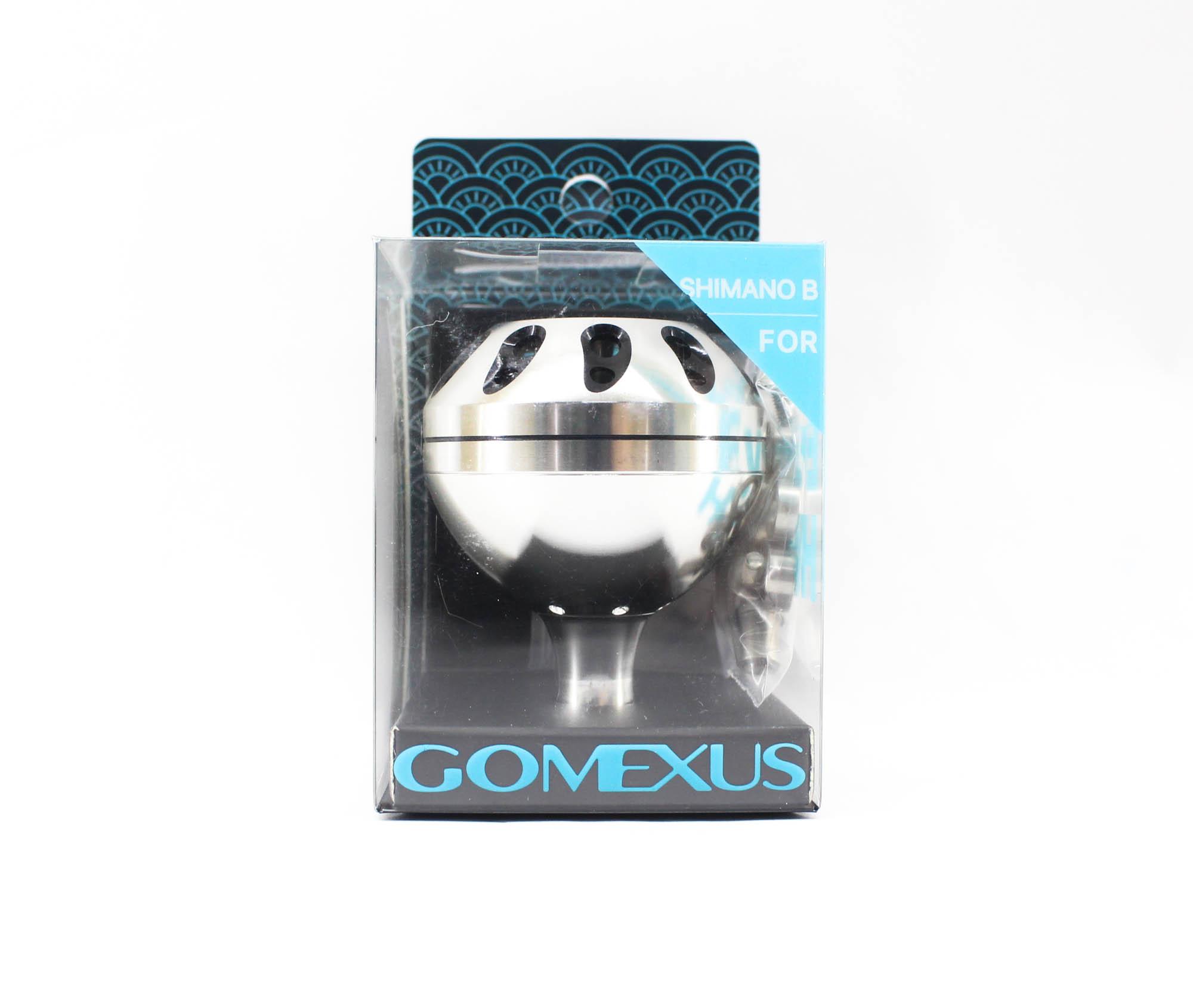 

Ручка Gomexus B47SRRSRBK-G, алюминий, серебристо-черный, 47 мм Daiwa L (2776)